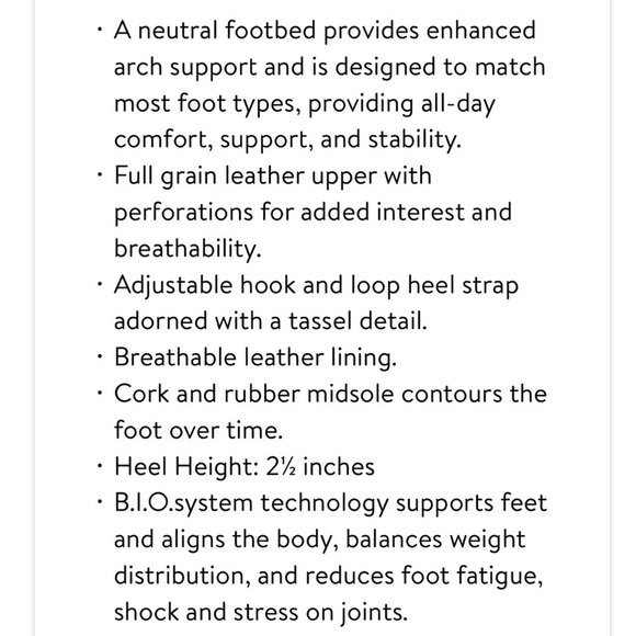 Abeo BIO system BERRIE Stacked Heeled Platform Slingback Sz 10 Neutral - Picture 3 of 10